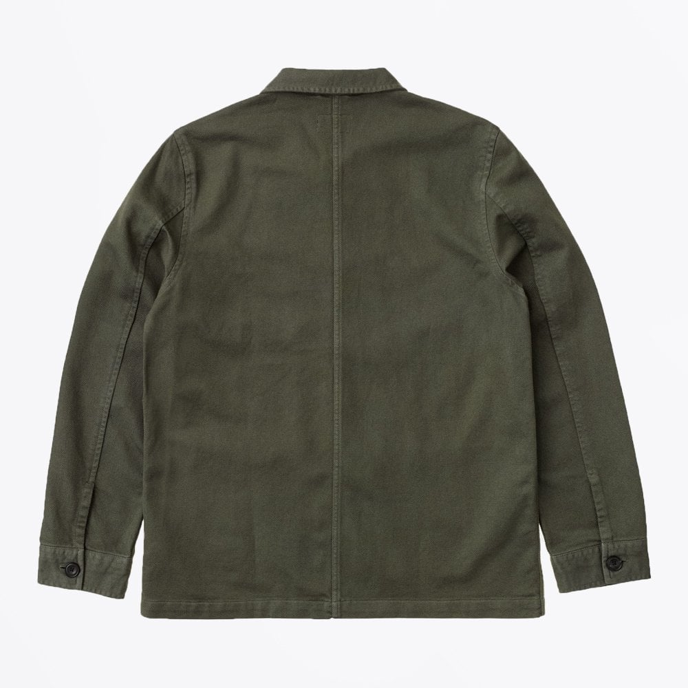 - Barney - Worker Jacket - Olive Green