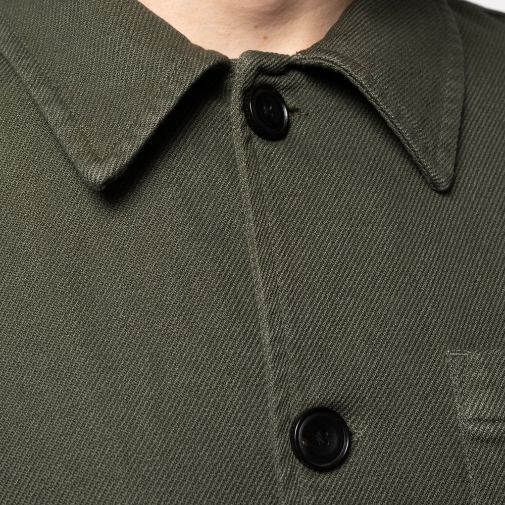 - Barney - Worker Jacket - Olive Green