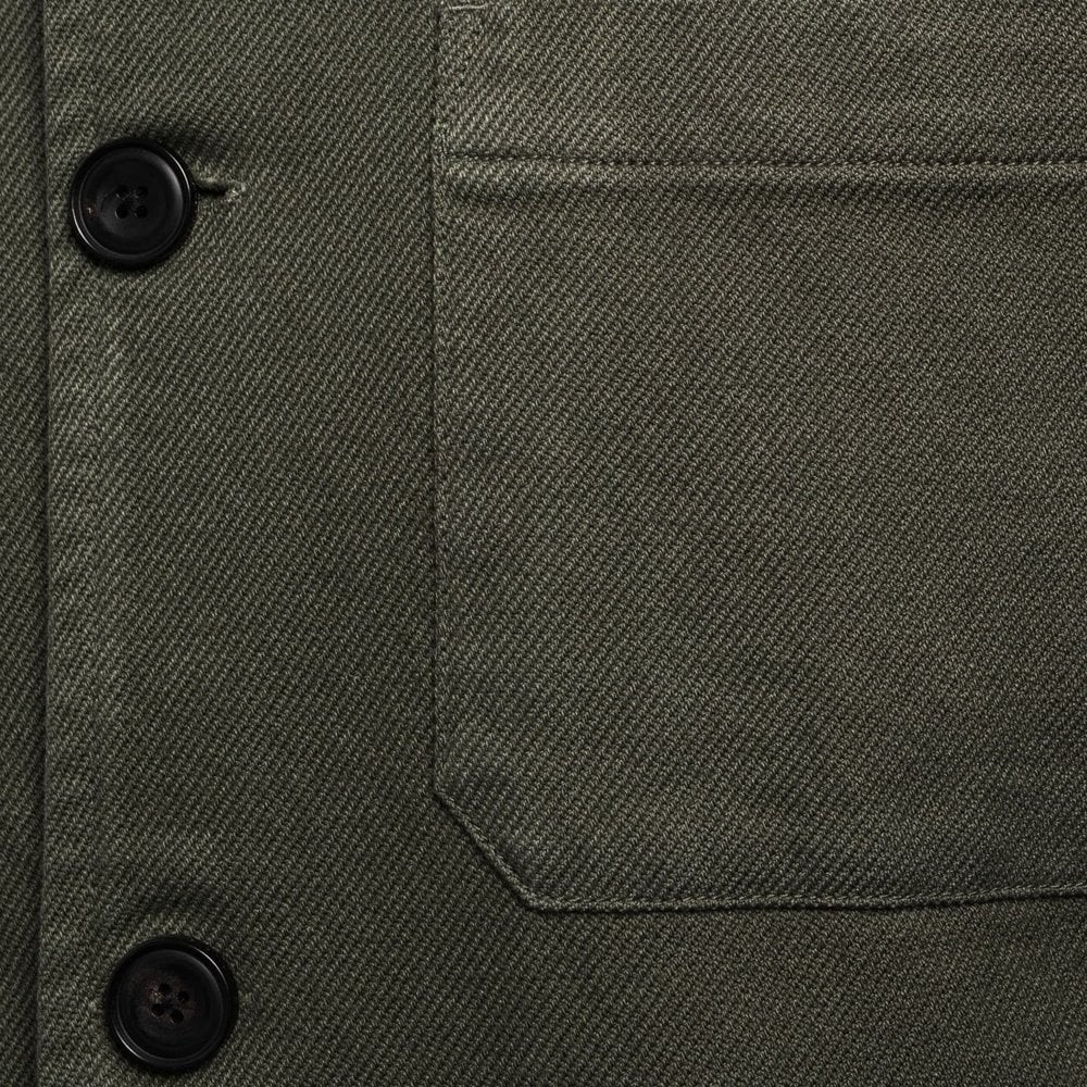 - Barney - Worker Jacket - Olive Green