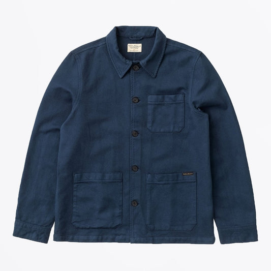 - Barney - Worker Jacket - Indigo Blue