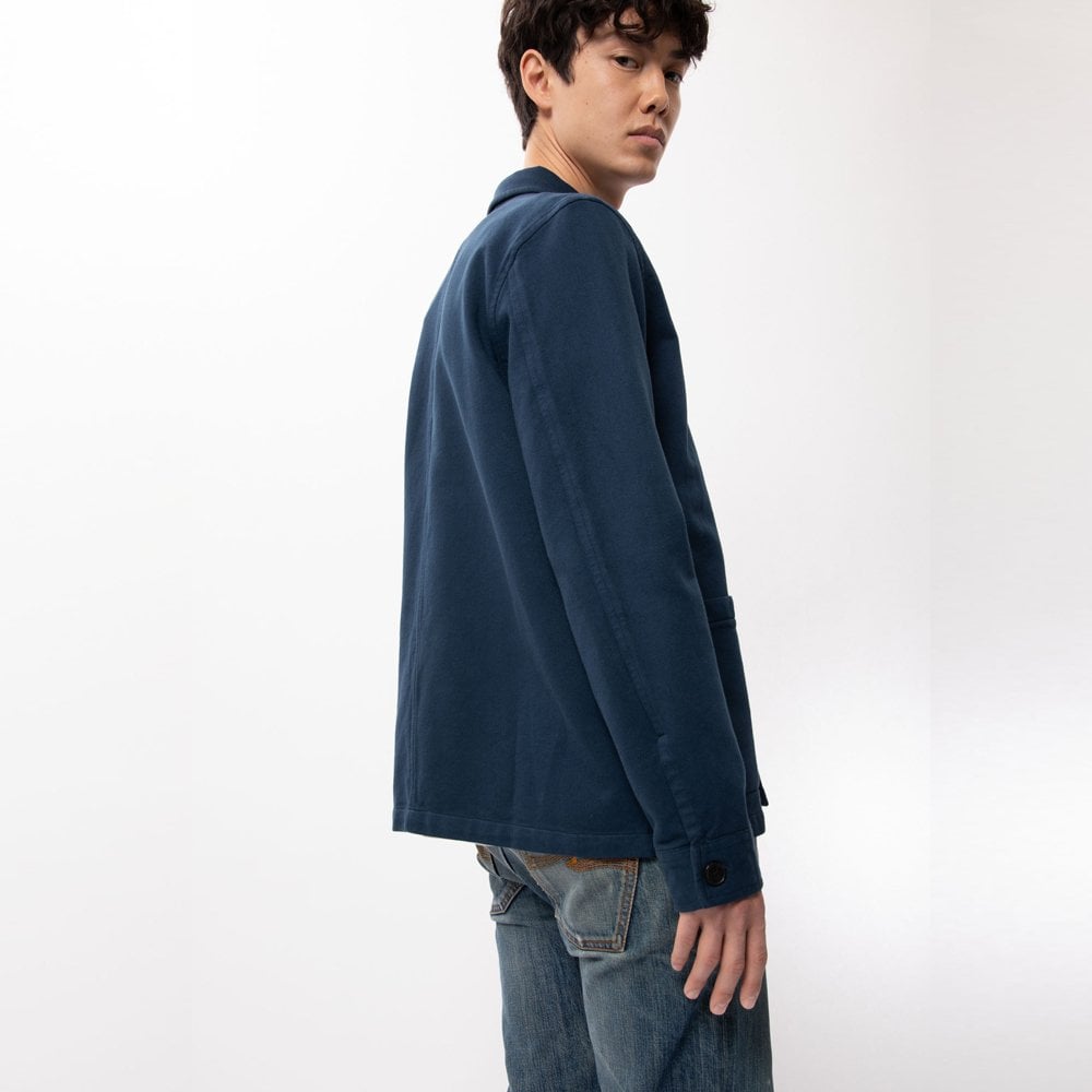 - Barney - Worker Jacket - Indigo Blue