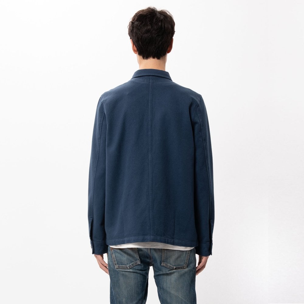 - Barney - Worker Jacket - Indigo Blue