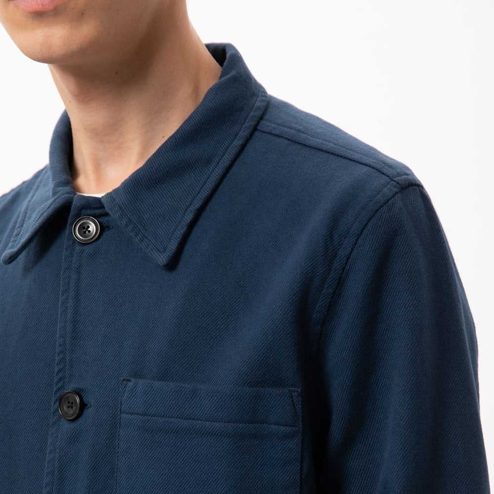 - Barney - Worker Jacket - Indigo Blue
