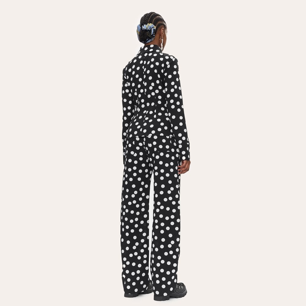 Gulcan - Polka Dot Pants - Black
