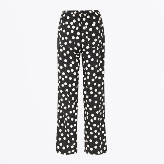 Gulcan - Polka Dot Pants - Black