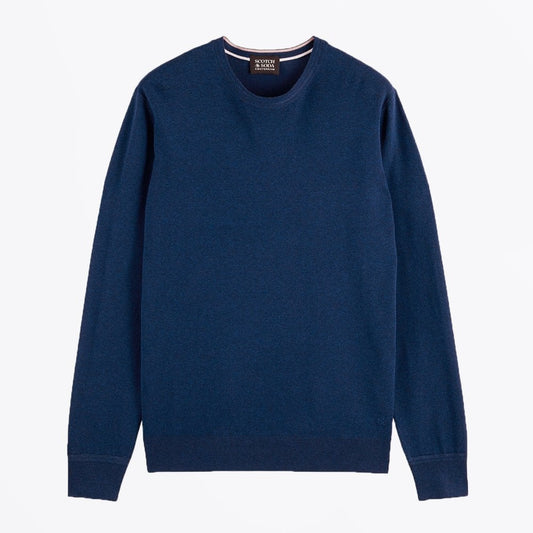 Melange Crewneck Sweater - Blue