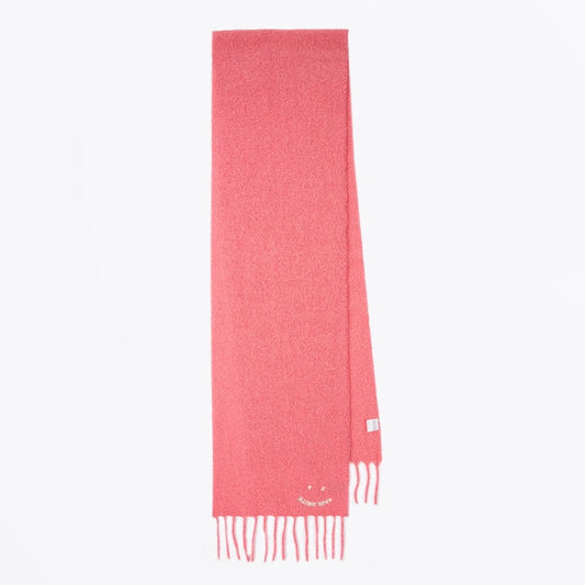 - Alpaca-Blend 'Happy' Scarf - Pink