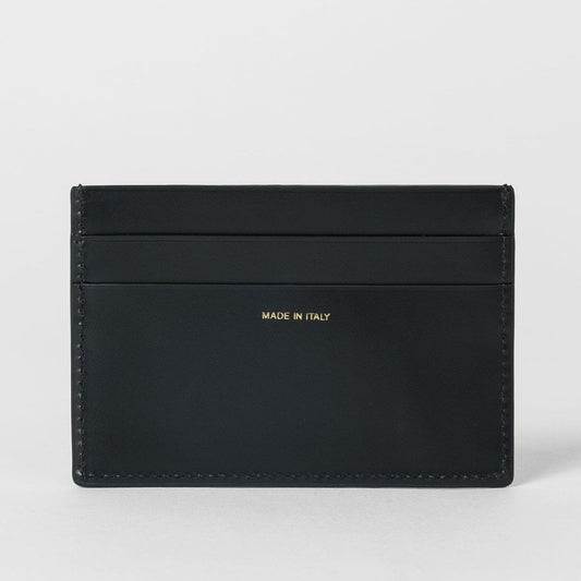 Leather 'Naked Lady' Credit Card Holder - Black