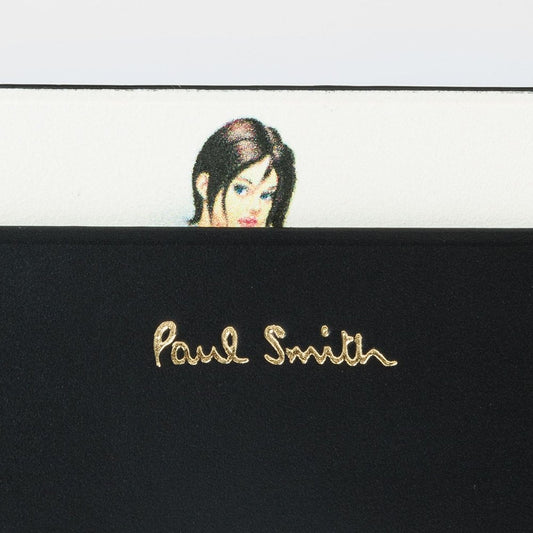 Leather 'Naked Lady' Credit Card Holder - Black
