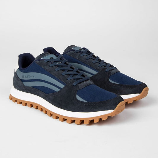 - Suede ' Damon' Sneakers - Dark Navy