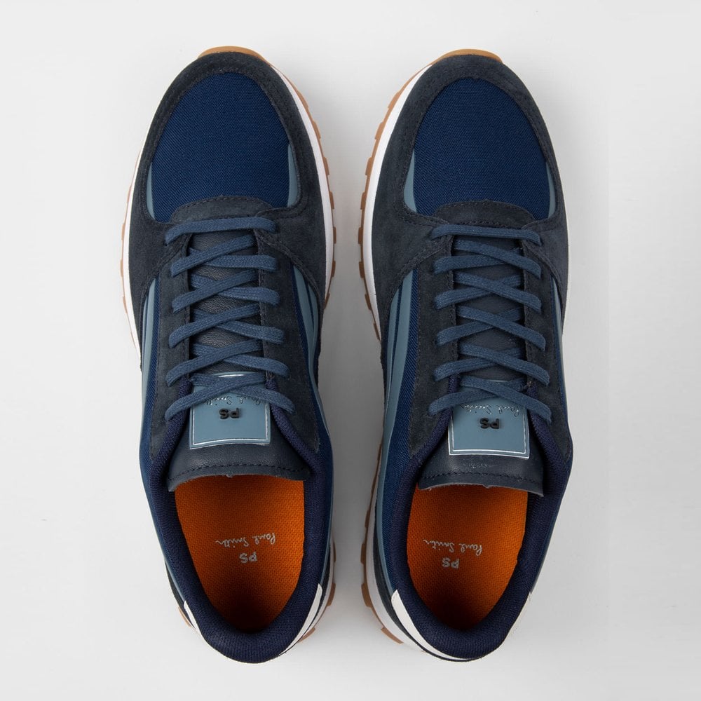 - Suede ' Damon' Sneakers - Dark Navy