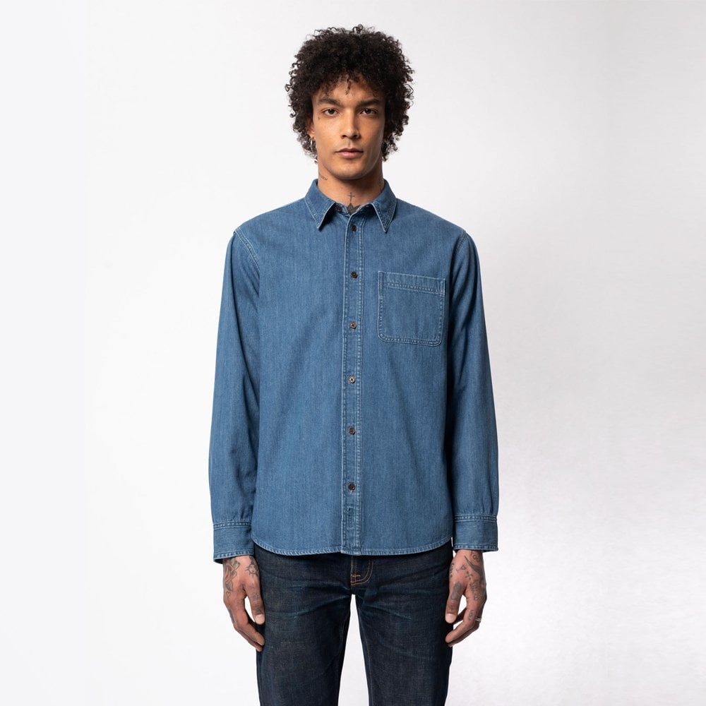 - Denim Shirt - Blue