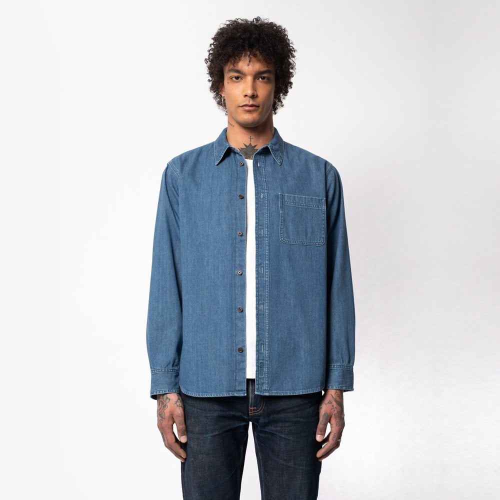 - Denim Shirt - Blue