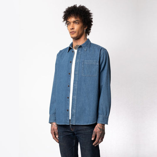 - Denim Shirt - Blue