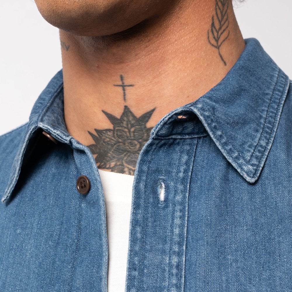 - Denim Shirt - Blue