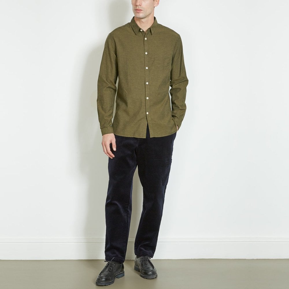 New York Special - Organic Cotton Shirt - Moss Green