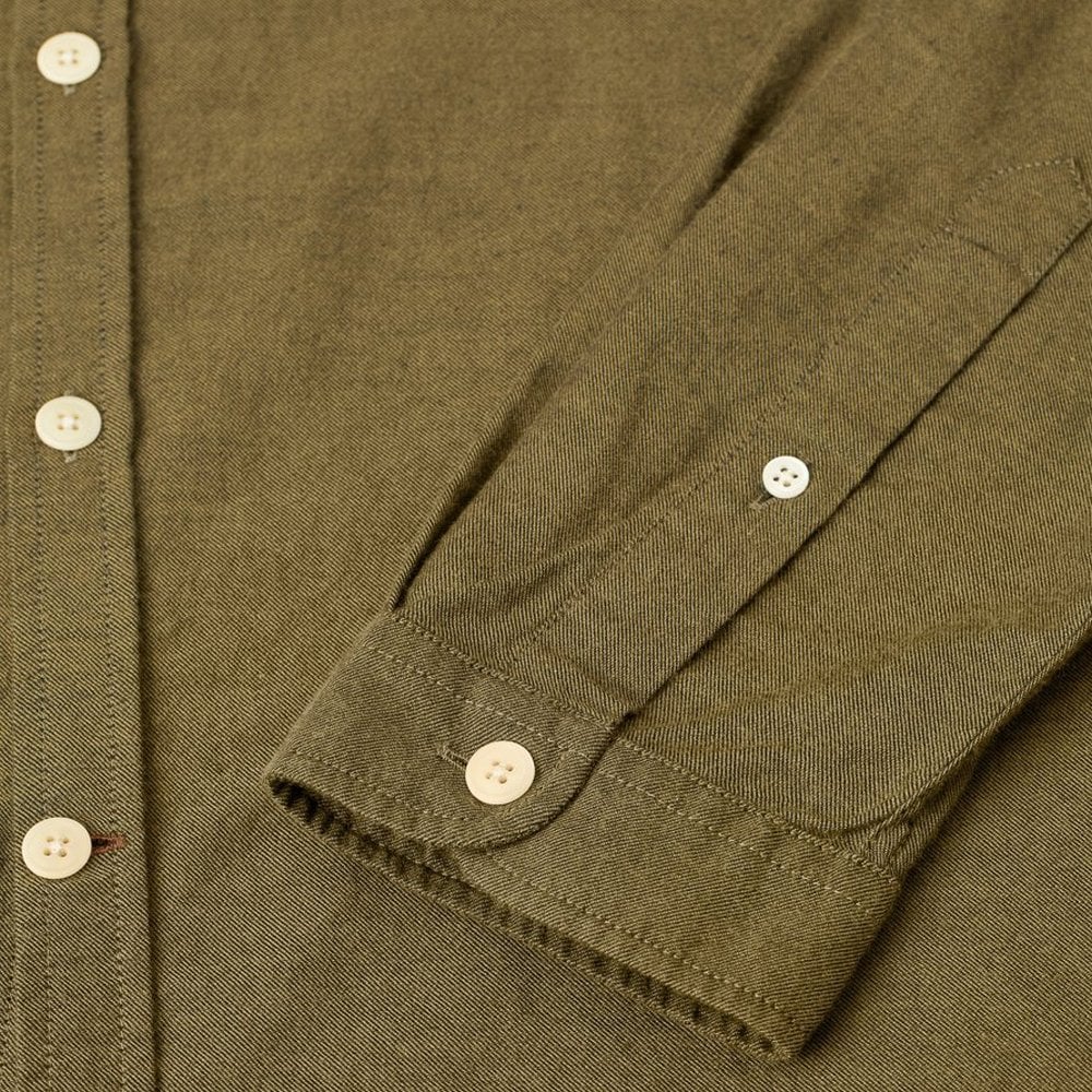 Oliver New York Special - Organic Cotton Shirt - Moss Green