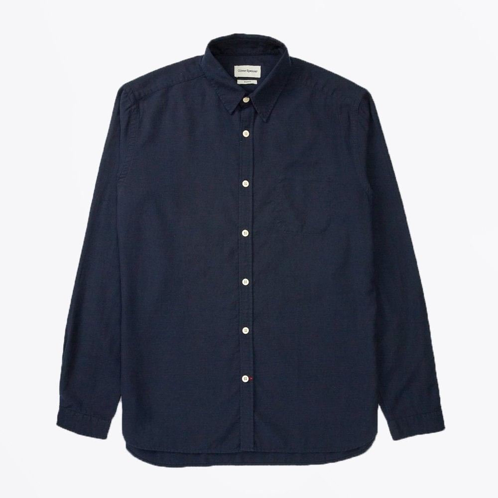 Oliver New York Special - Organic Cotton Shirt - Navy