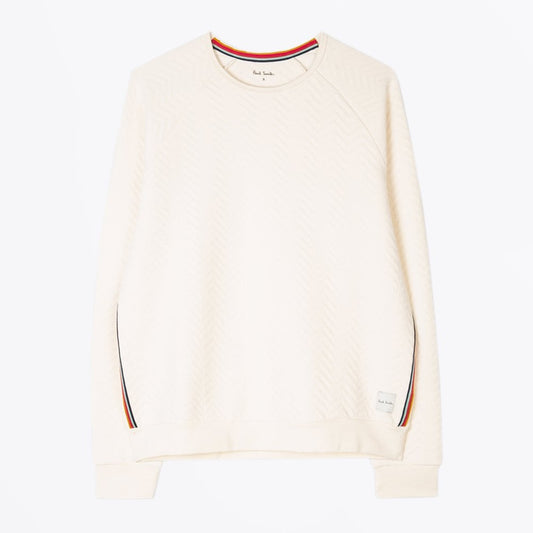 - Women's Cotton Textured Sweater - Off-White