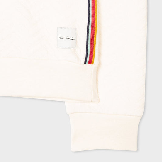 - Women's Cotton Textured Sweater - Off-White