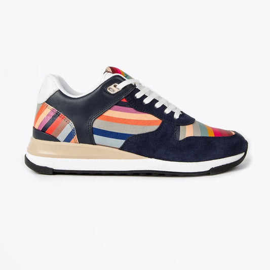- Stripe 'Ware' Trainers - Navy/Multi