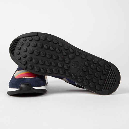 - Stripe 'Ware' Trainers - Navy/Multi