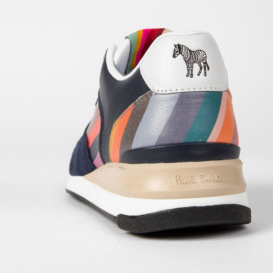 - Stripe 'Ware' Trainers - Navy/Multi