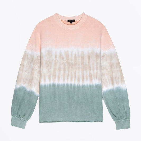 - Reeves - Tie-Dye Sweater - Green/Peach