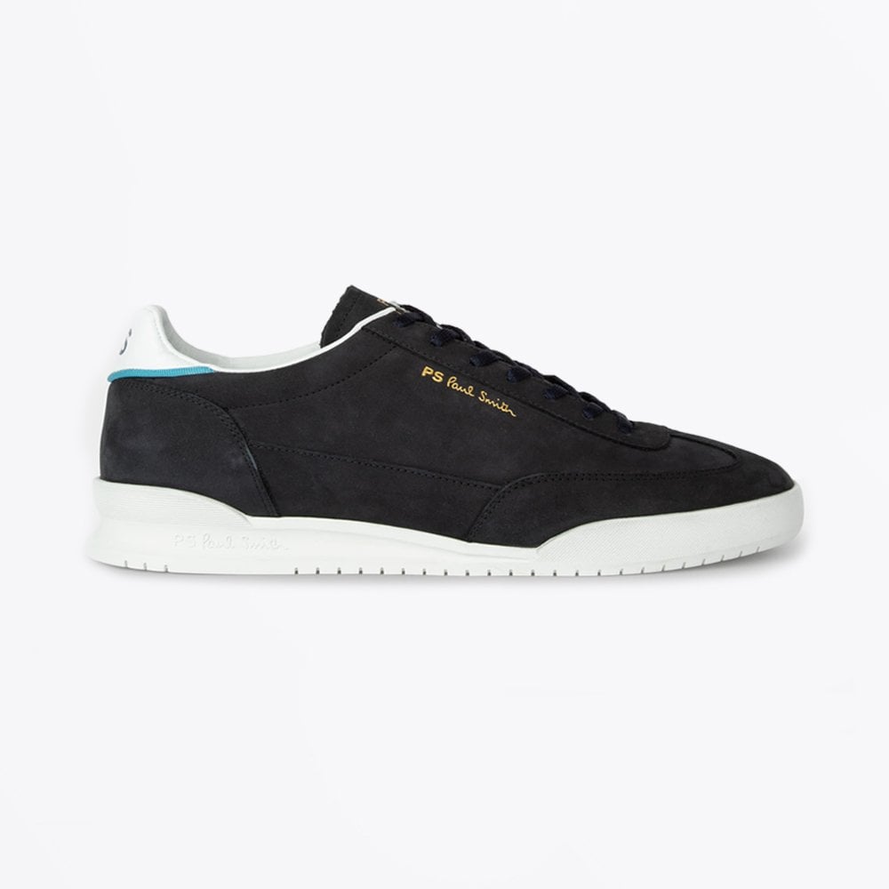 Paul Leather 'Dover' Trainers - Navy