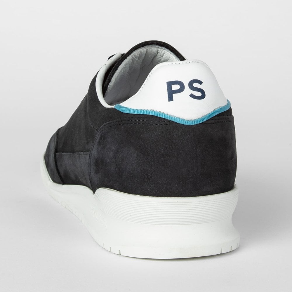 Paul Leather 'Dover' Trainers - Navy