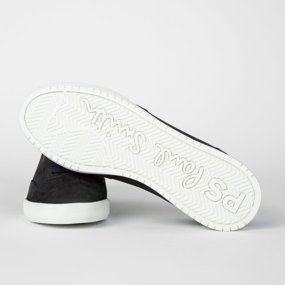 Paul Leather 'Dover' Trainers - Navy