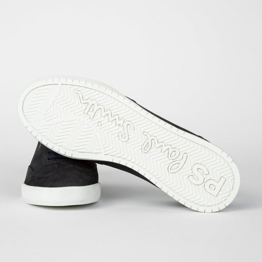 Leather 'Dover' Trainers - Navy