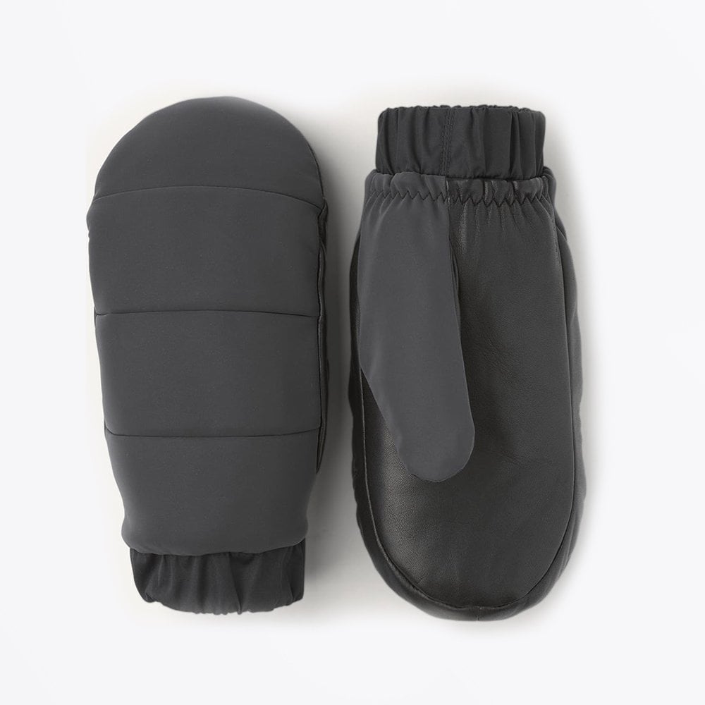 Hestra - Kim - Leather Mitten Gloves - Grey