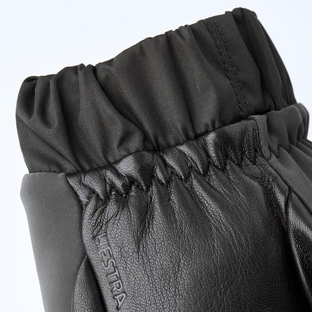 Hestra - Kim - Leather Mitten Gloves - Grey