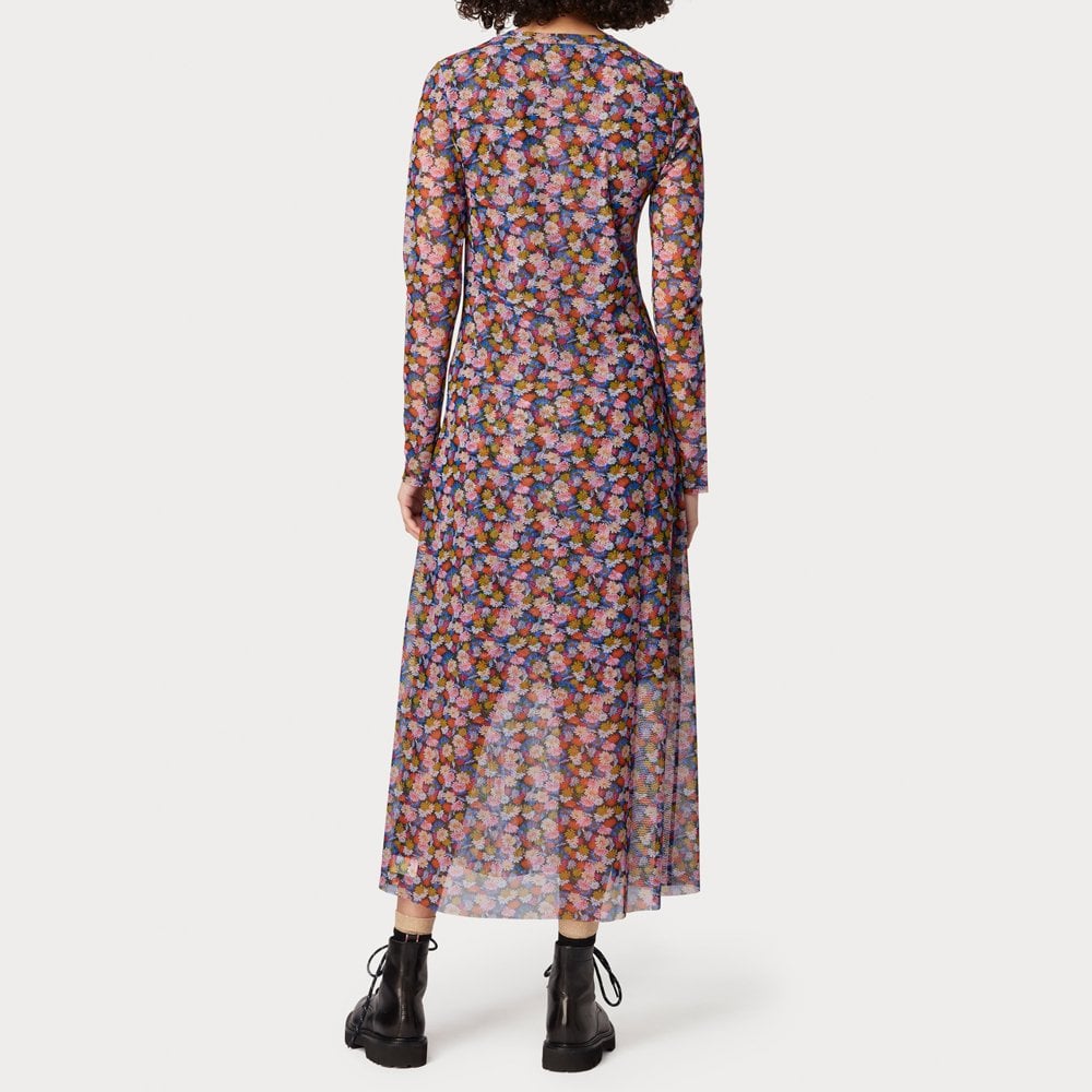Floral Midi Dress - Pink/Multi