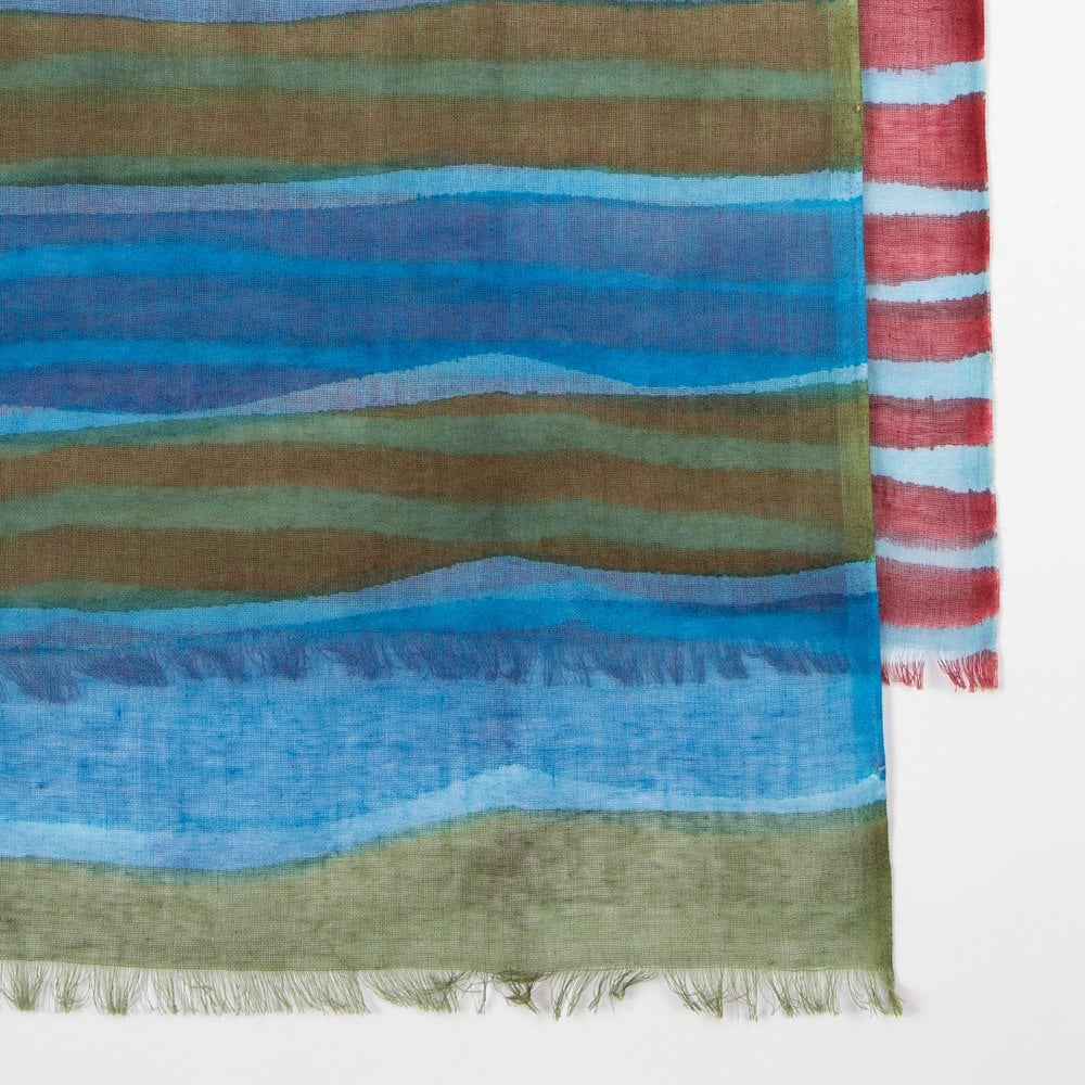 - Stripe Scarf - Multi