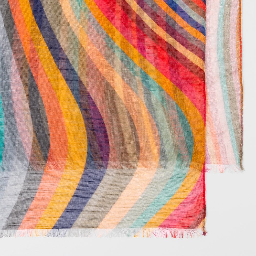 - 'Swirl' Print Scarf - Multi