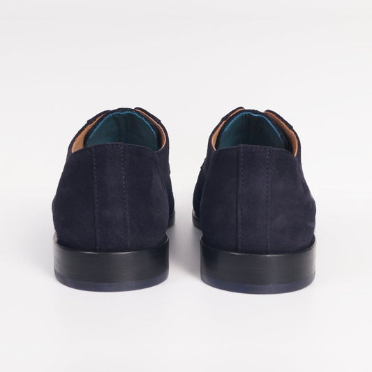 - Chesney - Leather Suede Shoe - Navy