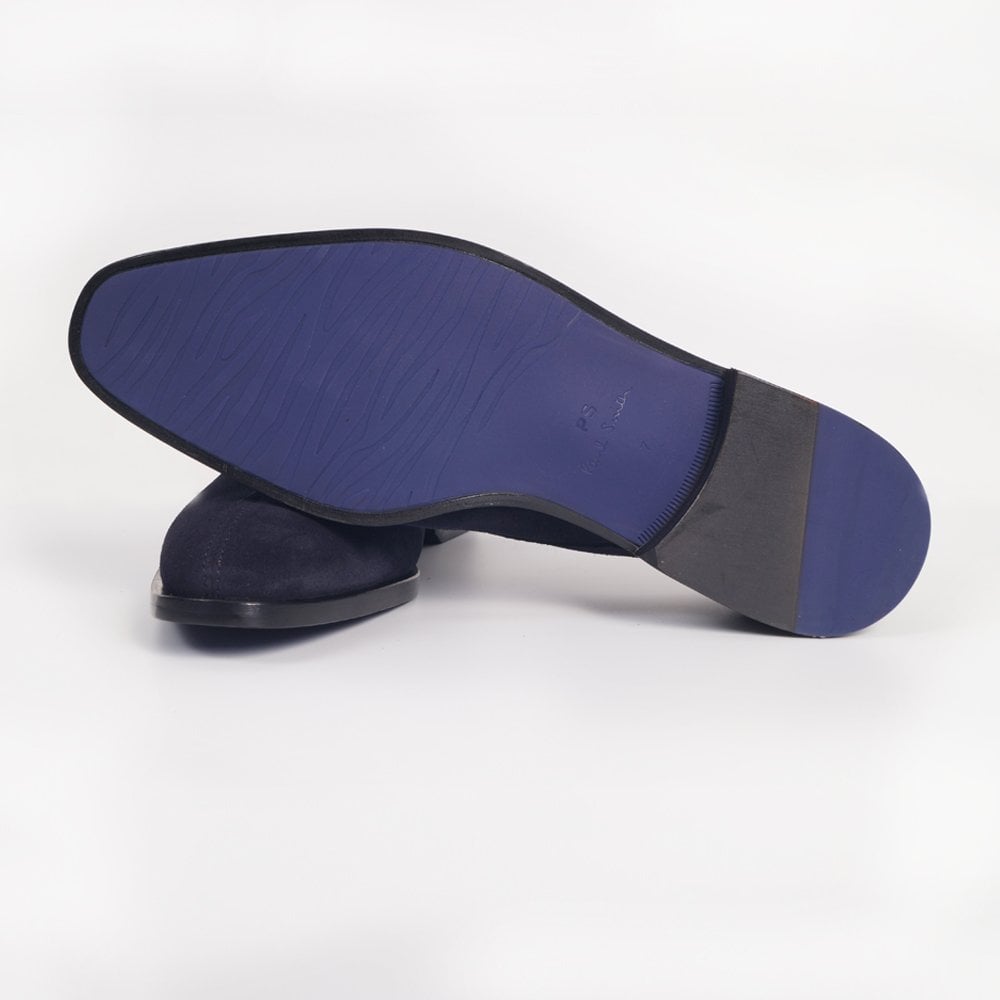 - Chesney - Leather Suede Shoe - Navy