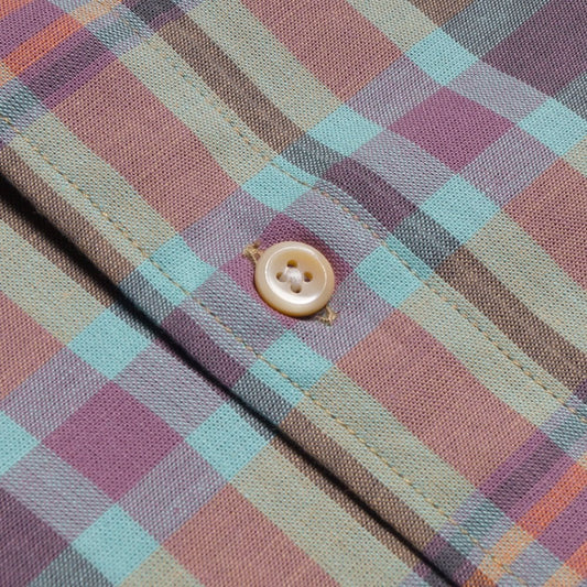 - Cotton Check Shirt - Multi