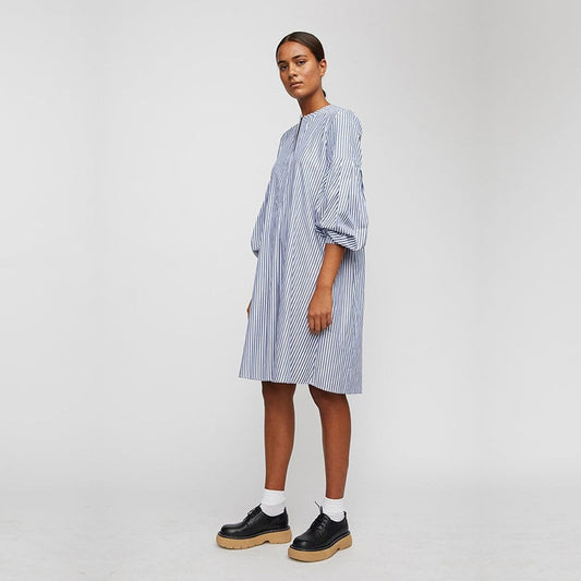 - Choice - Striped Dress - Blue/White