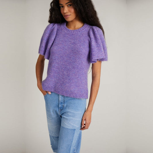 - Cabs - Wool Knit Pullover - Lavender