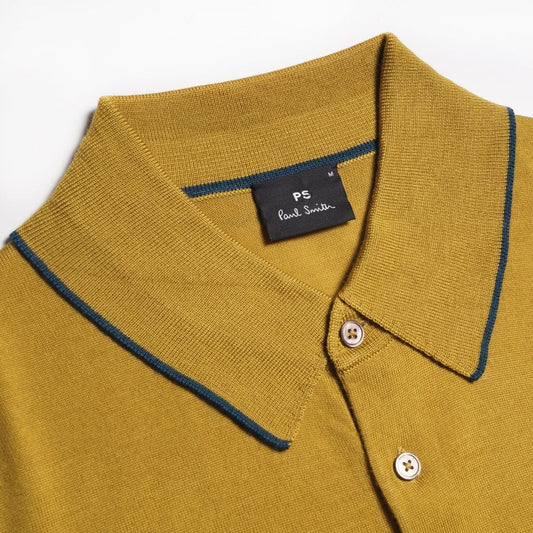 Merino Polo Shirt - Lime