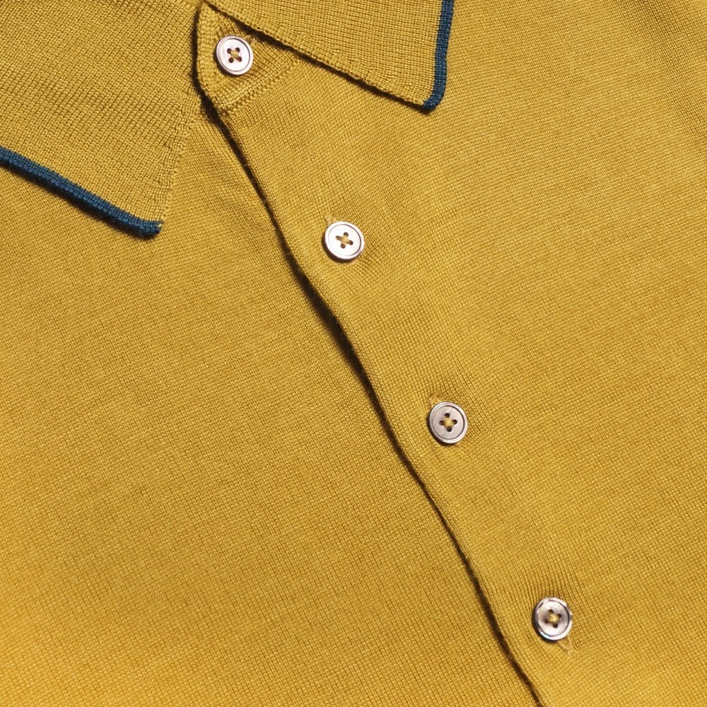 Merino Polo Shirt - Lime