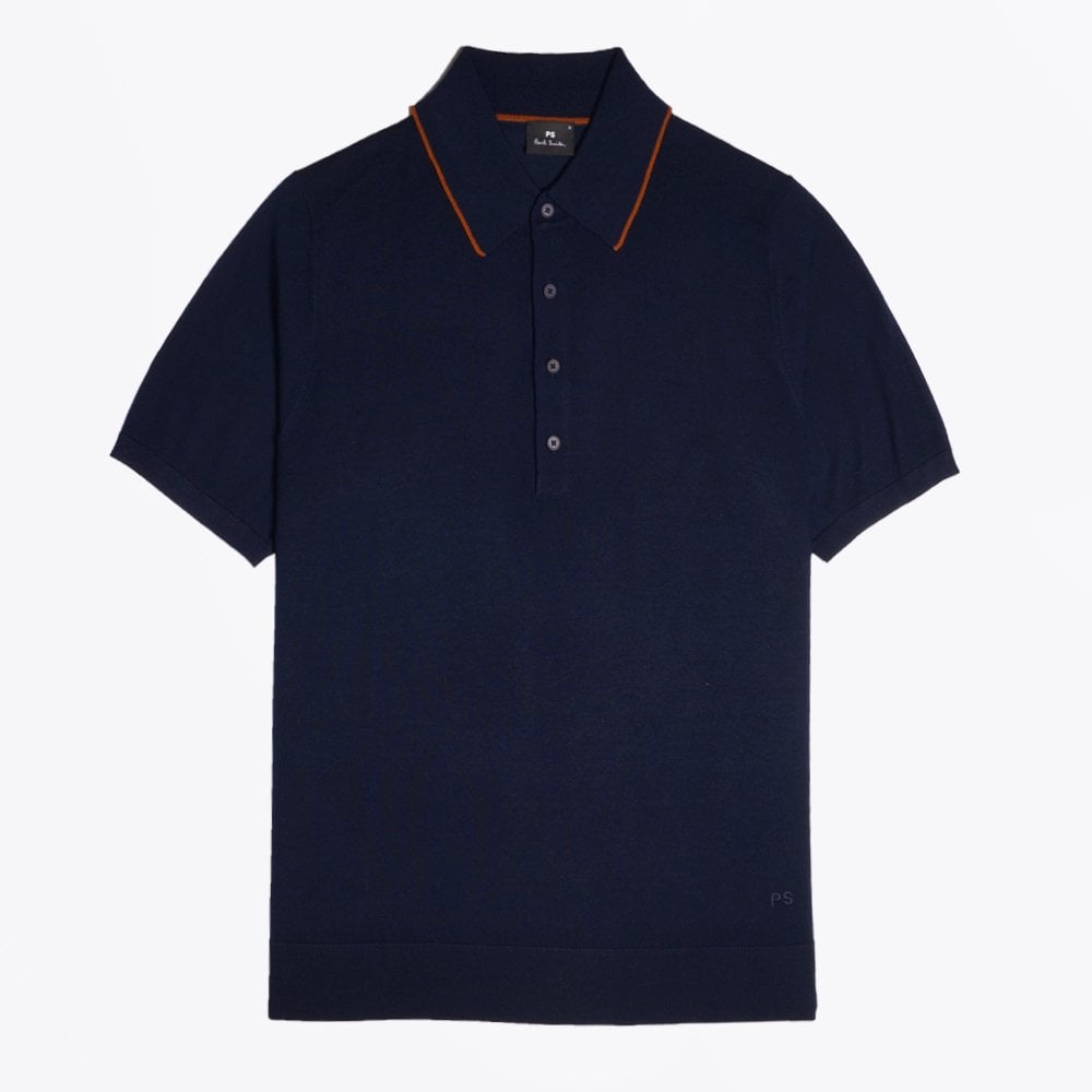 Paul Merino Polo Shirt - Dark Navy