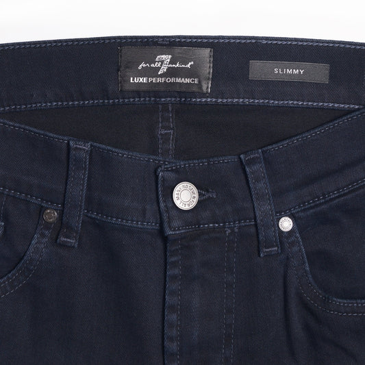- Slimmy Luxe Performance Eco Jeans - Blue/Black