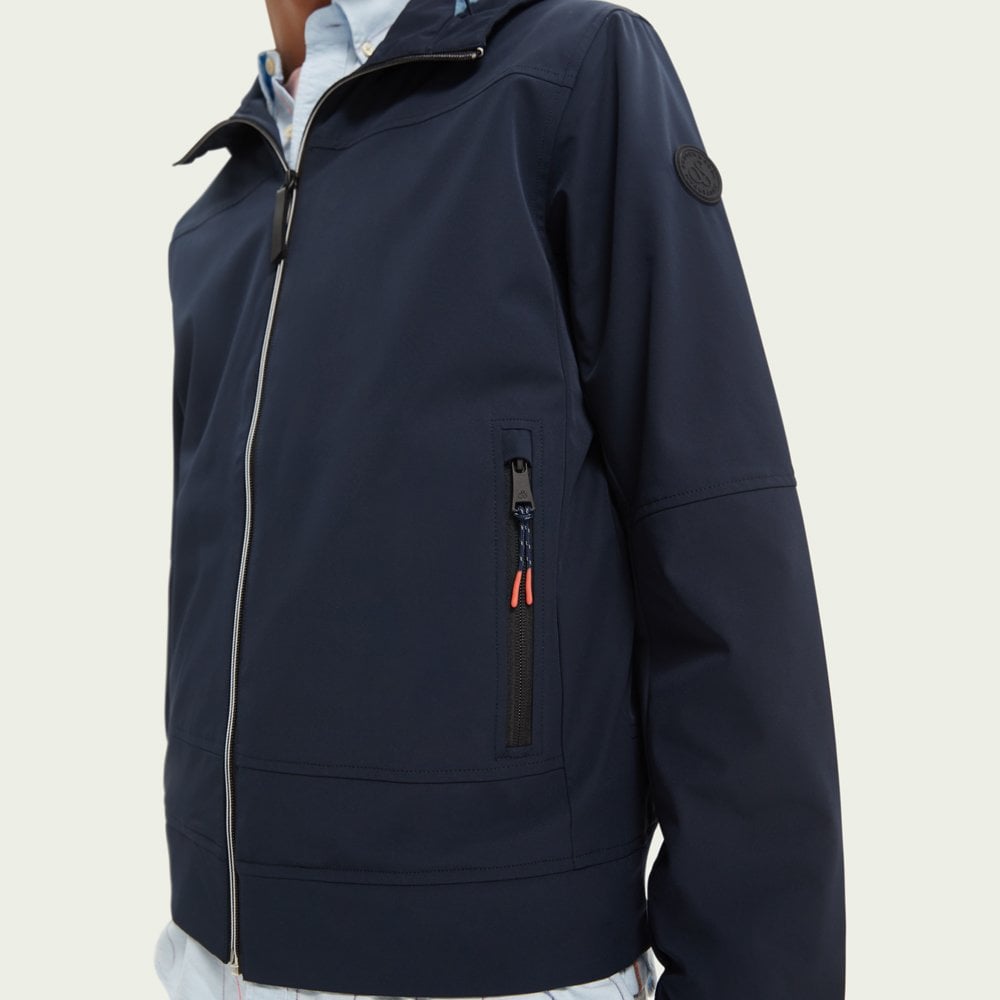 - Hooded Jacket - Navy