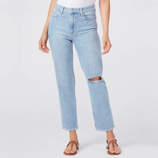 - Noella - High-Rise Boyfriend Jeans - Light Blue