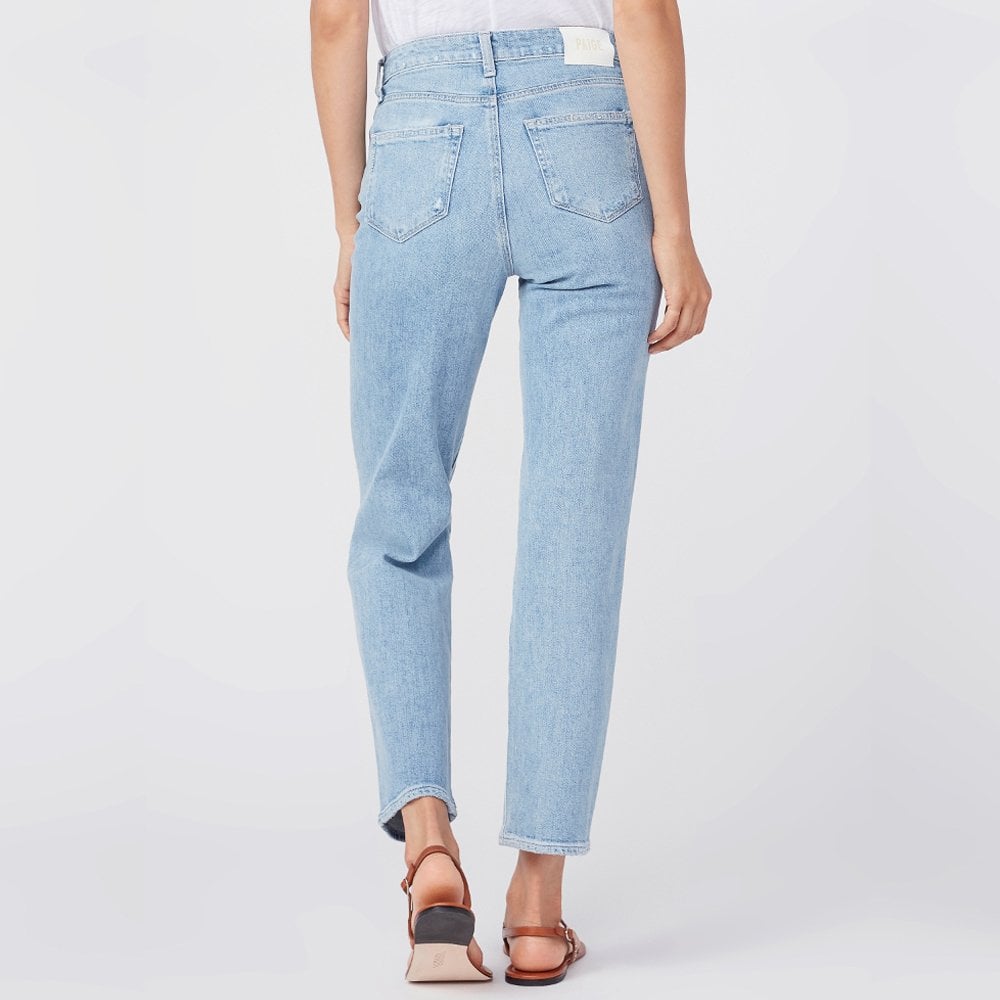 - Noella - High-Rise Boyfriend Jeans - Light Blue