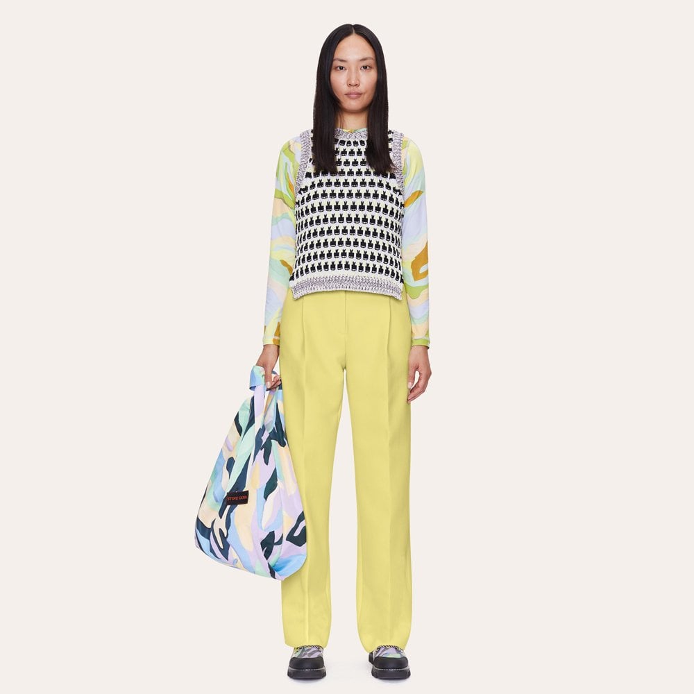 - Greta - Chunky Knit Vest - Lilac